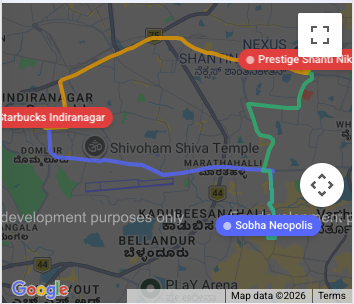 Sobha Neopolis connectivity map